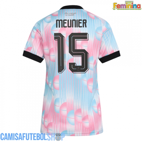 Camisa de time de futebol Bélgica Thomas Meunier #15 Replicas 2º Equipamento Feminina Mundo 2026 Manga Curta